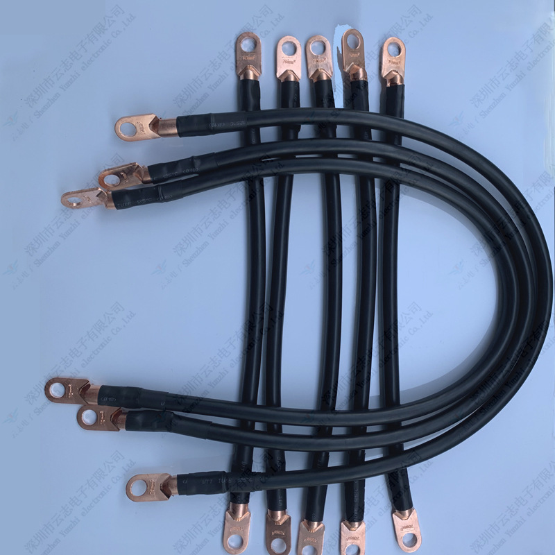 新能源汽车电瓶连接线 电动汽车电机线 带端子电池组高温串联线