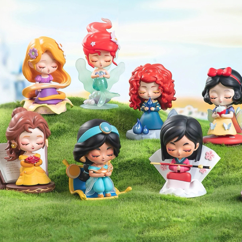 正版迪士尼公主手办盲盒全套在逃公主摆件娃娃成为更好的自己明盒