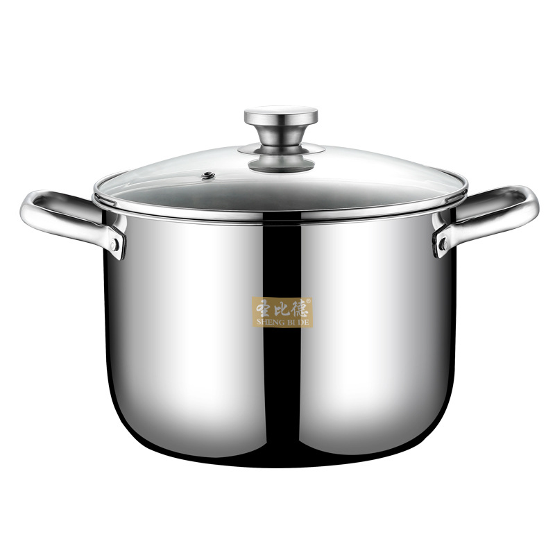 Wholesale Stainless Steel Soup Pot 304 Household Couscous Pot Induction Cooker Gas Applicable Food Grade Stainless Steel Pot Stew Pot