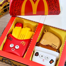 正版2024款麦当劳对讲机麦乐鸡薯条对酱机带背带贴纸六一玩具礼物