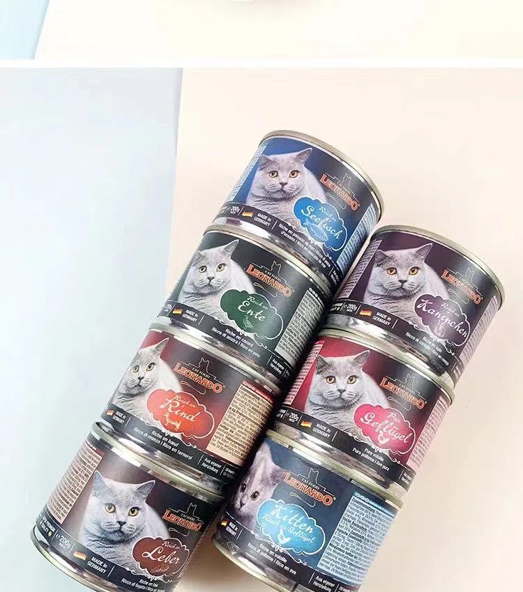 德国小李子猫罐头莱昂纳多leonardo增肥主粮猫咪主食罐成幼猫通用