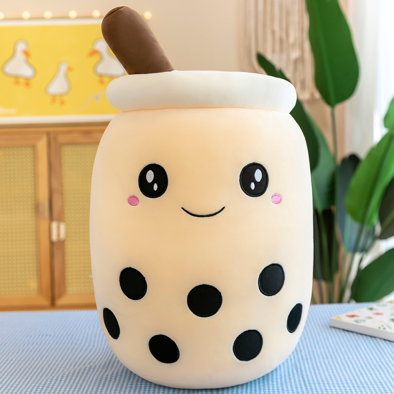 Emulational Fruit Milky Tea Cup Pillow Plush Toy Large Size Bubble Tea Doll Ragdoll Gift Cross-Border Foreign Trade