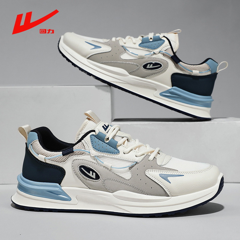 回力男鞋运动鞋春季新款鞋子男薄款百搭休闲鞋透气网面跑步老爹鞋