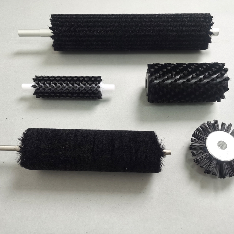 非标电子半导体除静电毛刷辊 清洁除尘导电滚刷 防静电抗静电刷子