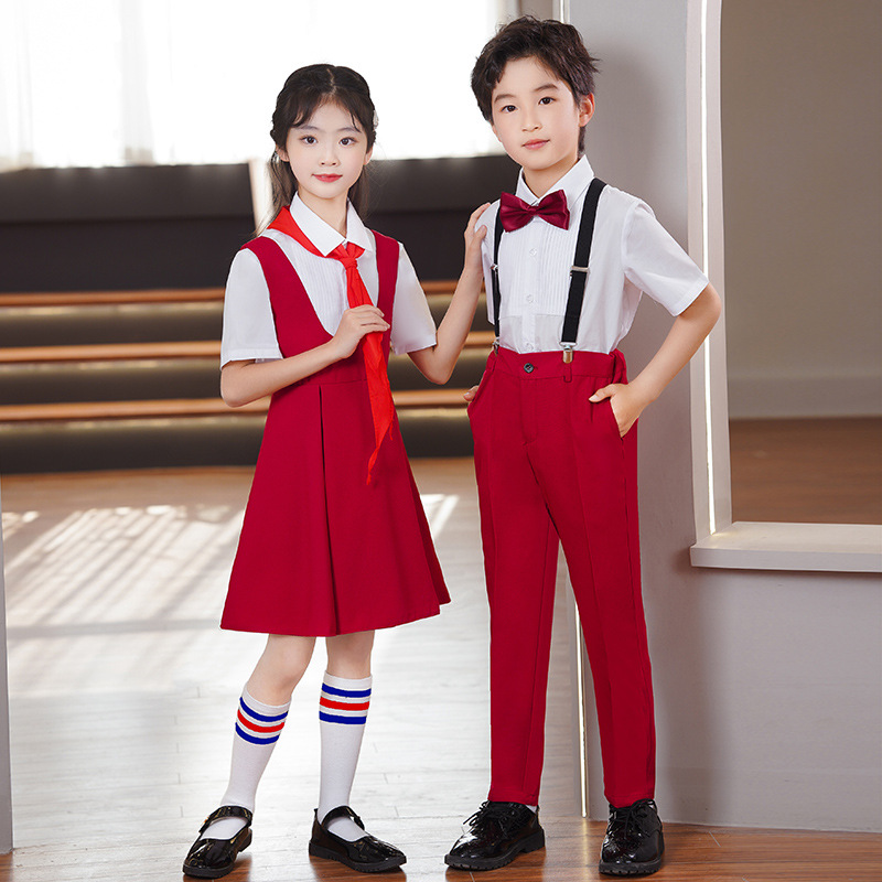儿童节演出服中小学生六一大合唱团男女诗歌朗诵表演服装班服校服