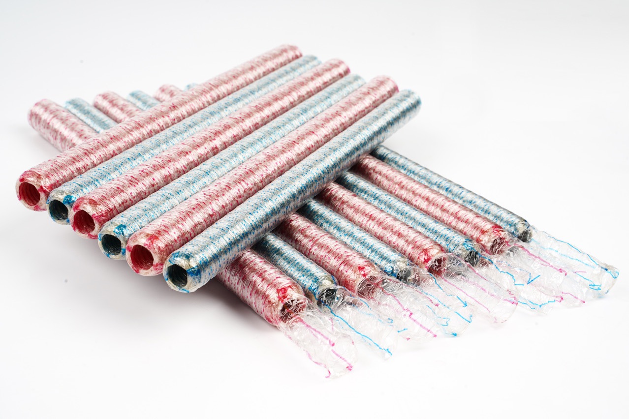 纤维肠衣透明染色黑白条纹20口径,纯素肠衣不可食用halal50feet