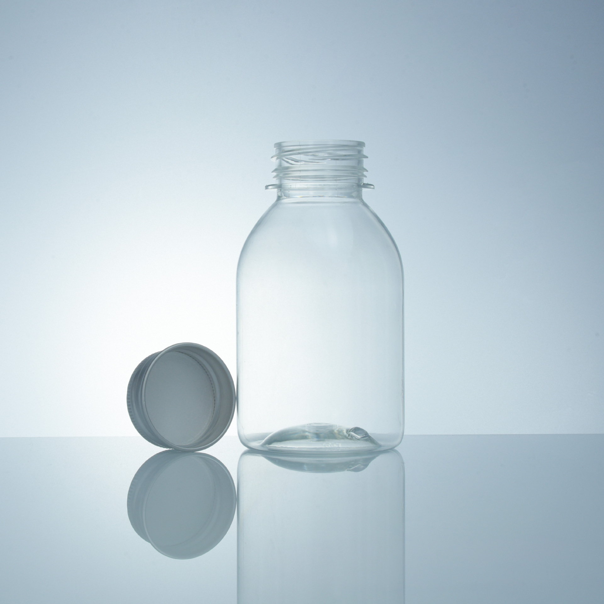 2021款新款38牙口250ml透明一次性塑料小瓶子喜茶同款网红奶茶瓶