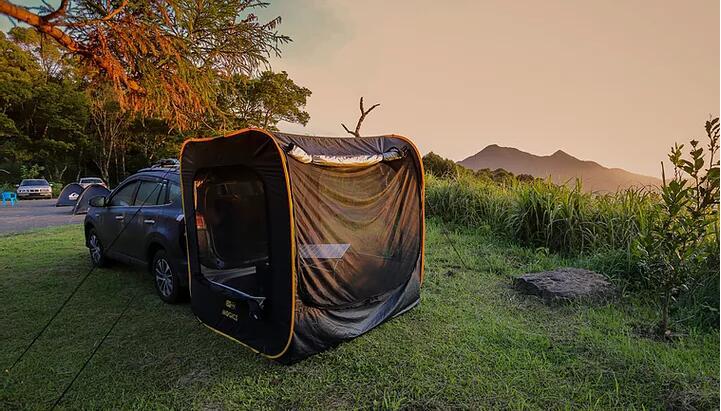 mogics车载车尾suv旅行帐篷自驾游车载防蚊遮阳免搭建弹出式帐篷