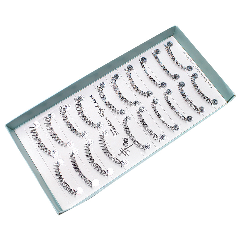 Dance Princess Sharpened False Eyelashes Female 10 Pairs Natural One Piece