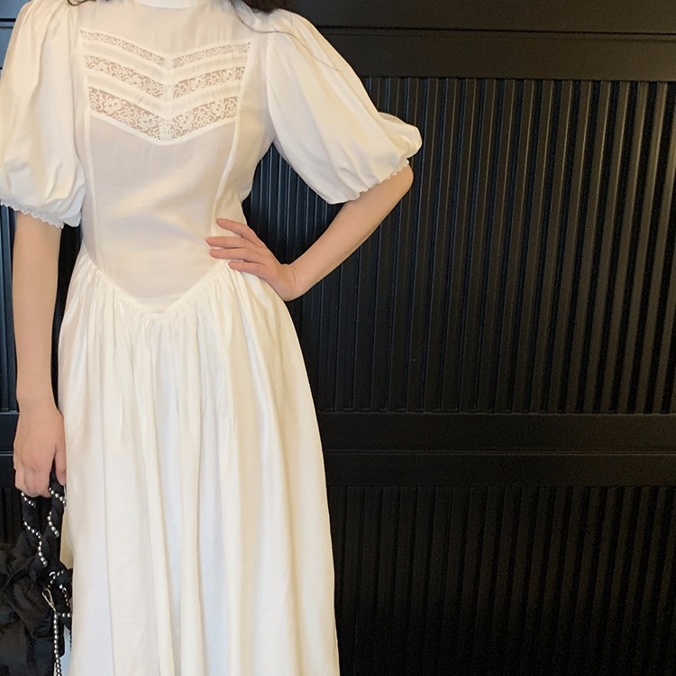 韩版拼接金色连衣裙图片-海量高清韩版拼接金色连衣裙图片大全