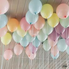马卡龙气球批發 100个装结婚礼装饰品求婚房布置婚庆儿童生日派zb