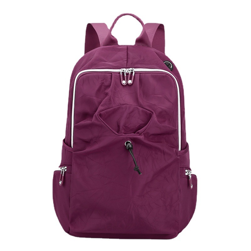 Nylon New Women's Backpack Student Bag Travel Bag Wholesale 8052