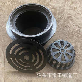 厂家现货供应 dn75网框地漏 dn150带框铸铁地漏  给排水用管
