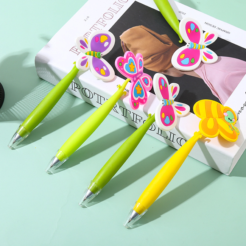 Butterfly Bee Silicone Shake Creative Gel Pen Cute Super Cute Good-looking Student Small Prize Nice