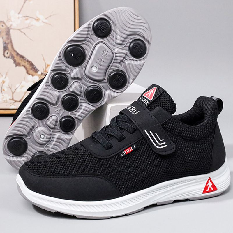 Walking Shoes 2023 New Middle-Aged and Elderly Non-Slip Soft Bottom Casual Shoes Breathable Couple Sports Shoes for the Old Men and Women Same Style