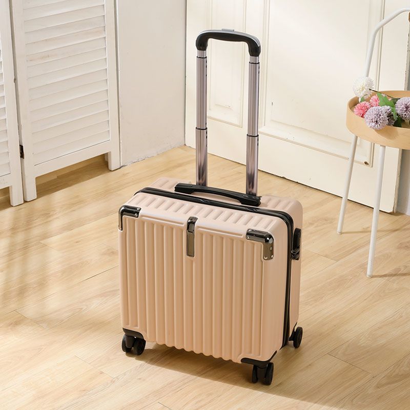 新款旅行箱男女18寸登机拉杆行李箱复古小型号轻便迷你密码箱子 图片