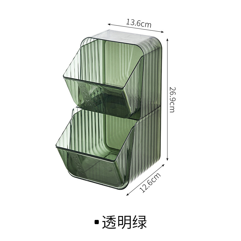 Simple Tea Bag Storage Box Tea Coffee Capsule Transparent Box Office Desk Surface Panel Tea Room Entrance Rack