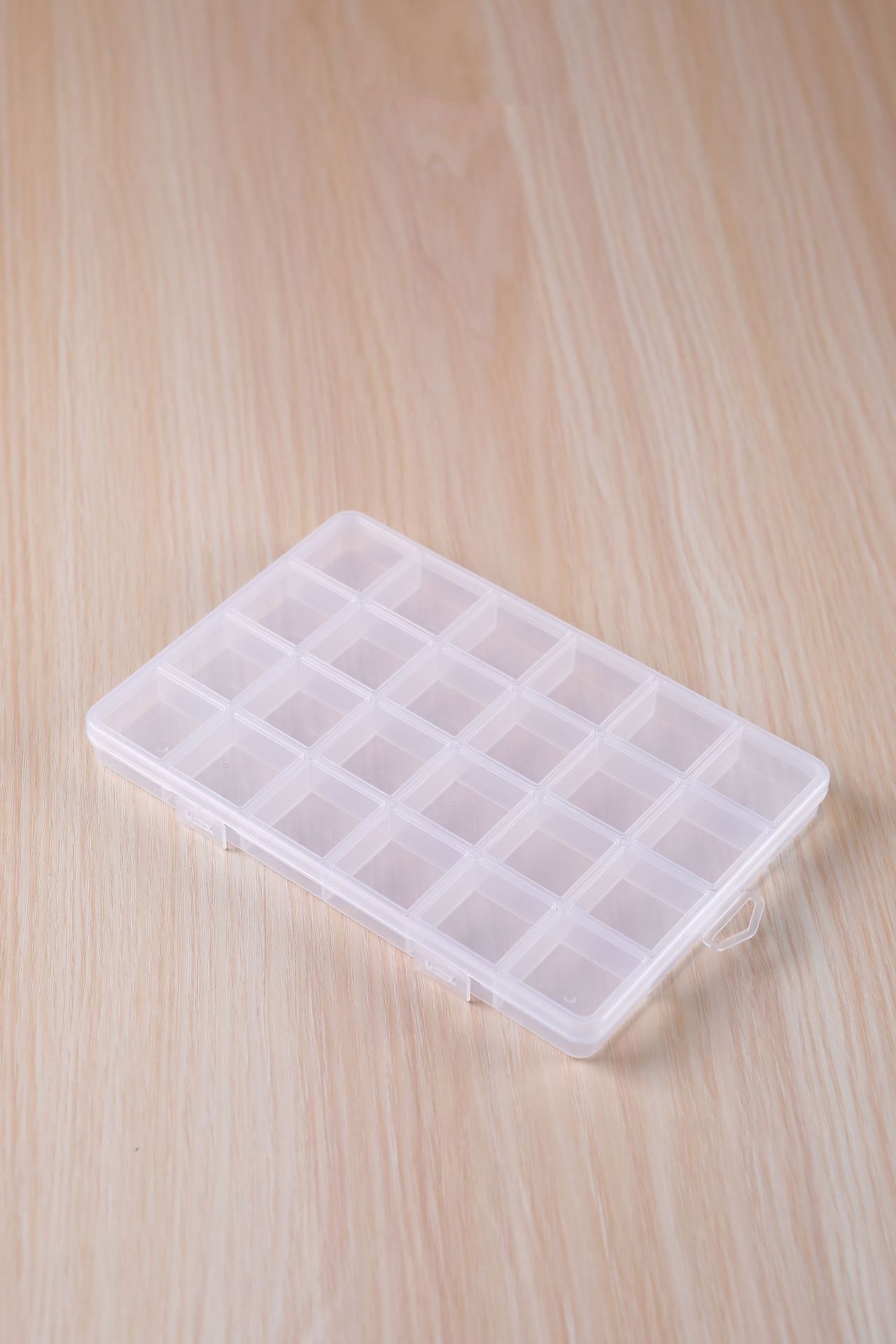 10 Grid 15 Grid 24 Grid 28 Grid Card Slot Fixed Transparent Covered Plastic Box Sample Display Box Jewelry Box Jewelry Box