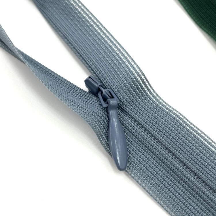 ykk2cc隐形拉链水滴头u型透明上止网边服装连衣裙拉链彩色现货ykk