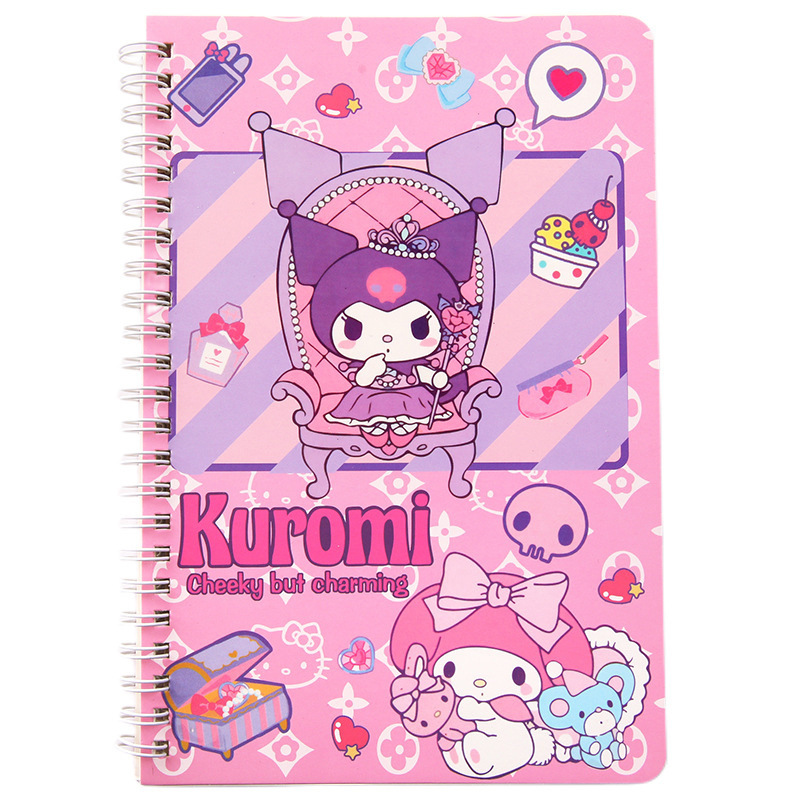 Sanrio Series A5 Notebook Cartoon Coil Notebook Good-looking Student Notebook 60 Sheets Clow M Cinnamon