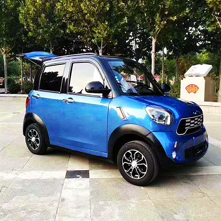 新能源女士电动四轮轿车 油电两用四座电动车 冷暖空调老年代步车