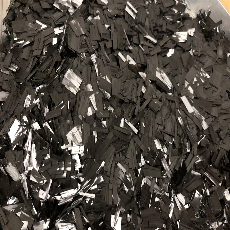 12mm片状短切丝 汽车表观15mm锻造纹 20mm片状短切碳纤维厂家直供