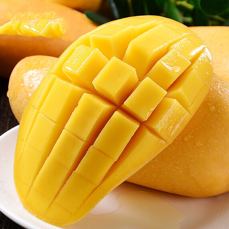 四川攀枝花金煌芒果新鲜 应季 水果芒果整箱包邮特大青芒果当季