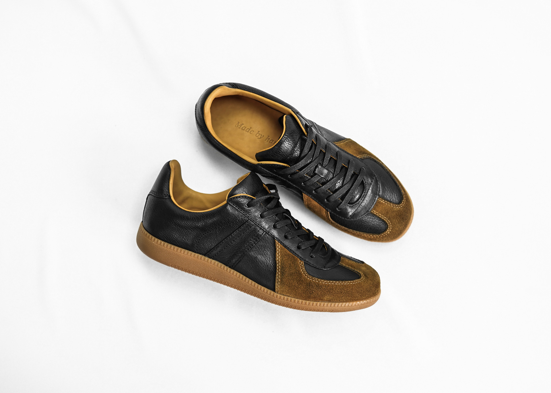 复古德训鞋小白鞋男鞋女鞋德军训练鞋真皮运动休闲板鞋 顶配1700l