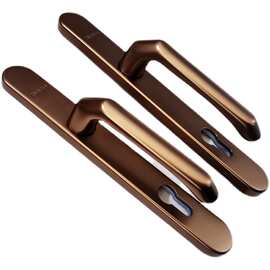 好博霍曼铝合金门锁把手断桥铝平开对开门执92孔高低五金拉手批发