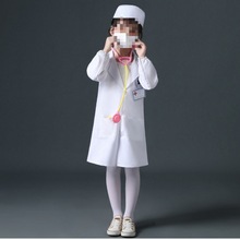 儿童医生护士套装科学实验白大褂服装3-6岁职业过家家角色扮演服