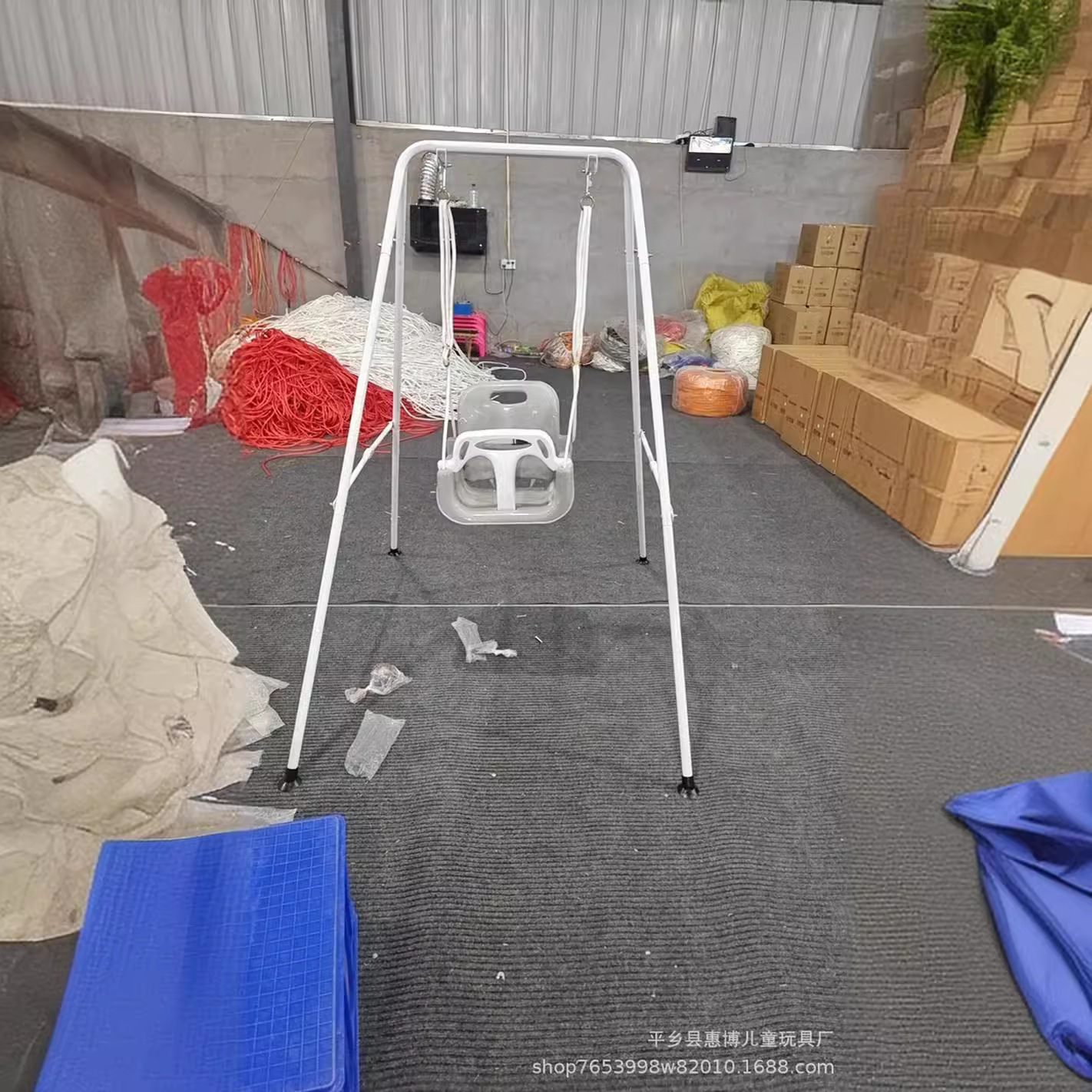 儿童秋千座椅家用秋千支架男女小孩摇晃荡秋千座椅户外室内可折叠