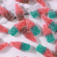 橡皮糖4袋装酸砂彩虫可乐软糖糖李佳琦推荐抖音同款150g