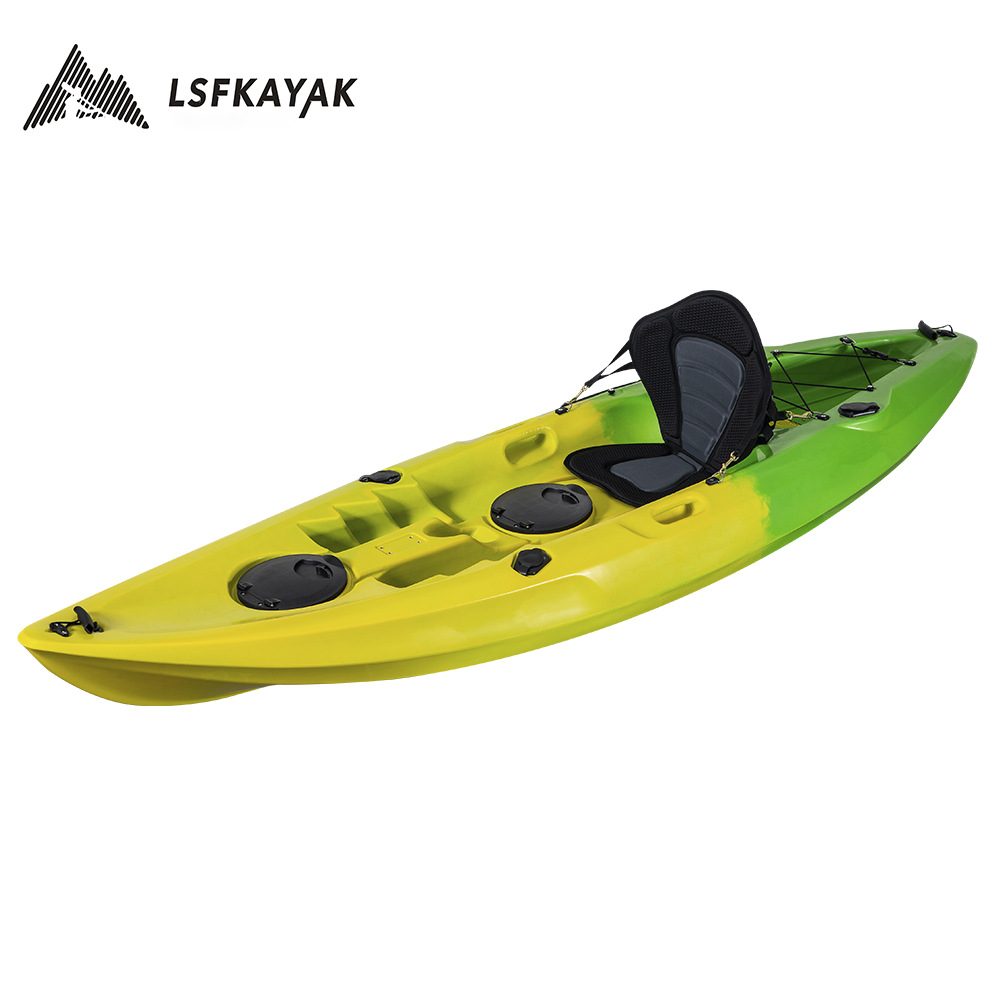 单人平台舟单人皮划艇 单人手划艇 滚塑皮划艇单人船单人艇塑料船