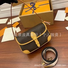 实物带LOGO 女包Diane老花法棍包宽肩带腋下包单肩斜挎包M45985