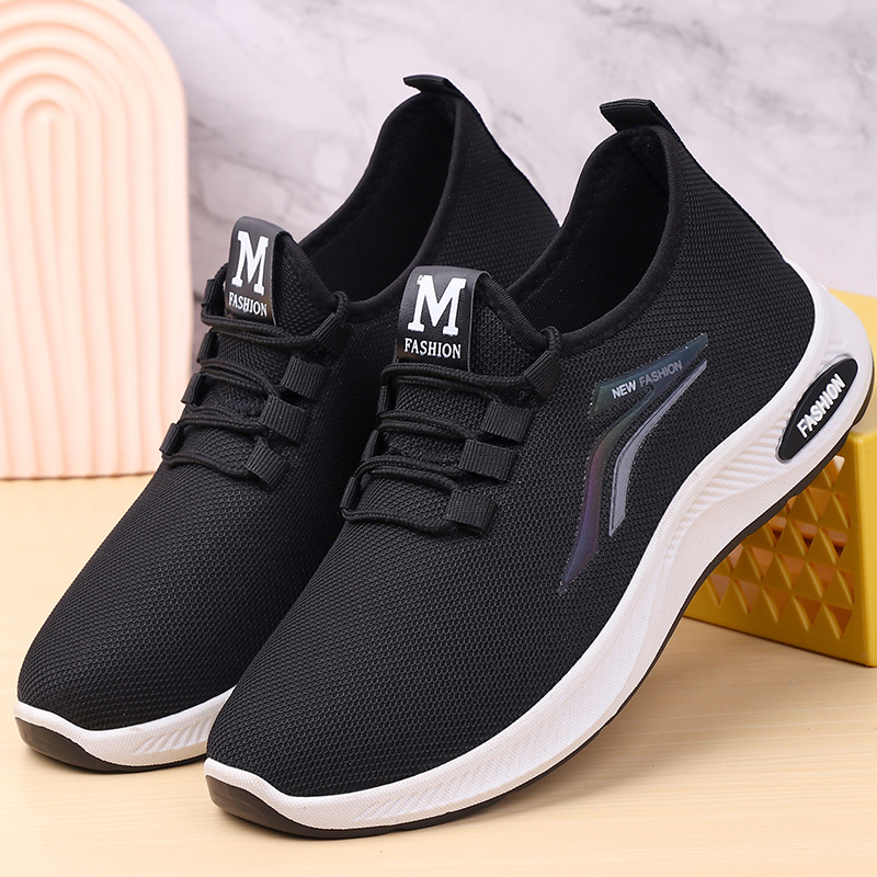 Old Beijing Cloth Shoes Men's Hollow-out Casual Shoes Low-Top Breathable Couple Sneakers Spring and Autumn Daily Flat Heel Platform Shoes