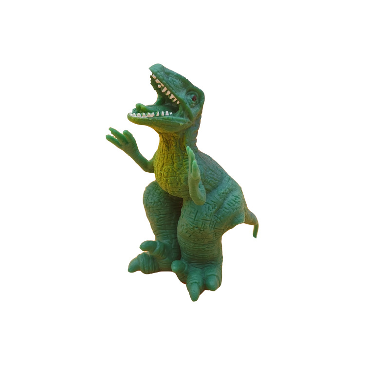 2022 New Hot Sale Pressure Reduction Toy TPR Finger Puppets Tyrannosaurus Rex New Exotic Parent-Child Interactive Dinosaur Finger Stall