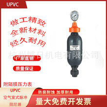 UPVC空气室式脉冲阻尼器附隔膜压力表