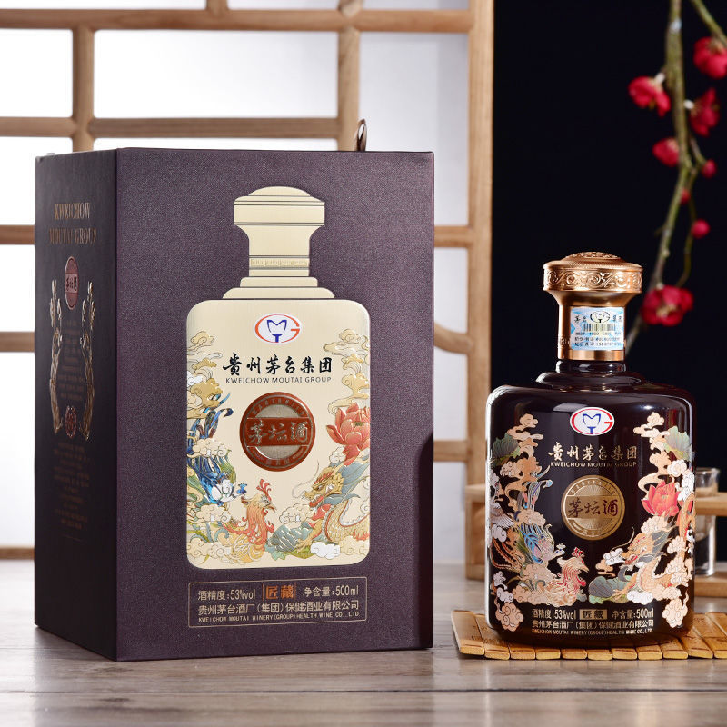 白酒批发贵州茅坛匠藏匠心酱香型纯粮53度白酒整箱装快手抖音直播