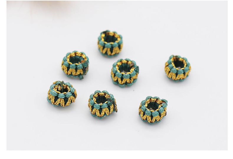 璎珞结平结线圈编绳配件璎珞圈手工编织diy手链手绳饰品扣小装饰