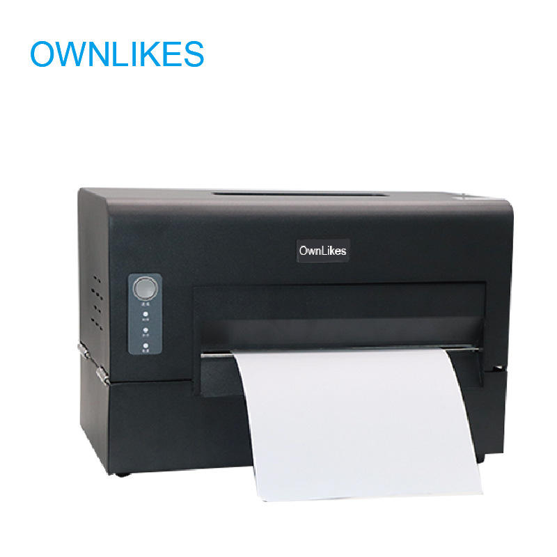 a4票据电力行业宽幅挂牌打印机热敏热转印宽幅条码标签打印机