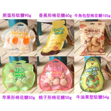 韩国GS25便利店同款 友施巧克力夹心香蕉棉花糖煎蛋形软糖小零食