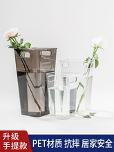 醒花桶透明亚克力花店专用花瓶深水养花桶家用鲜花大号法式醒花筒