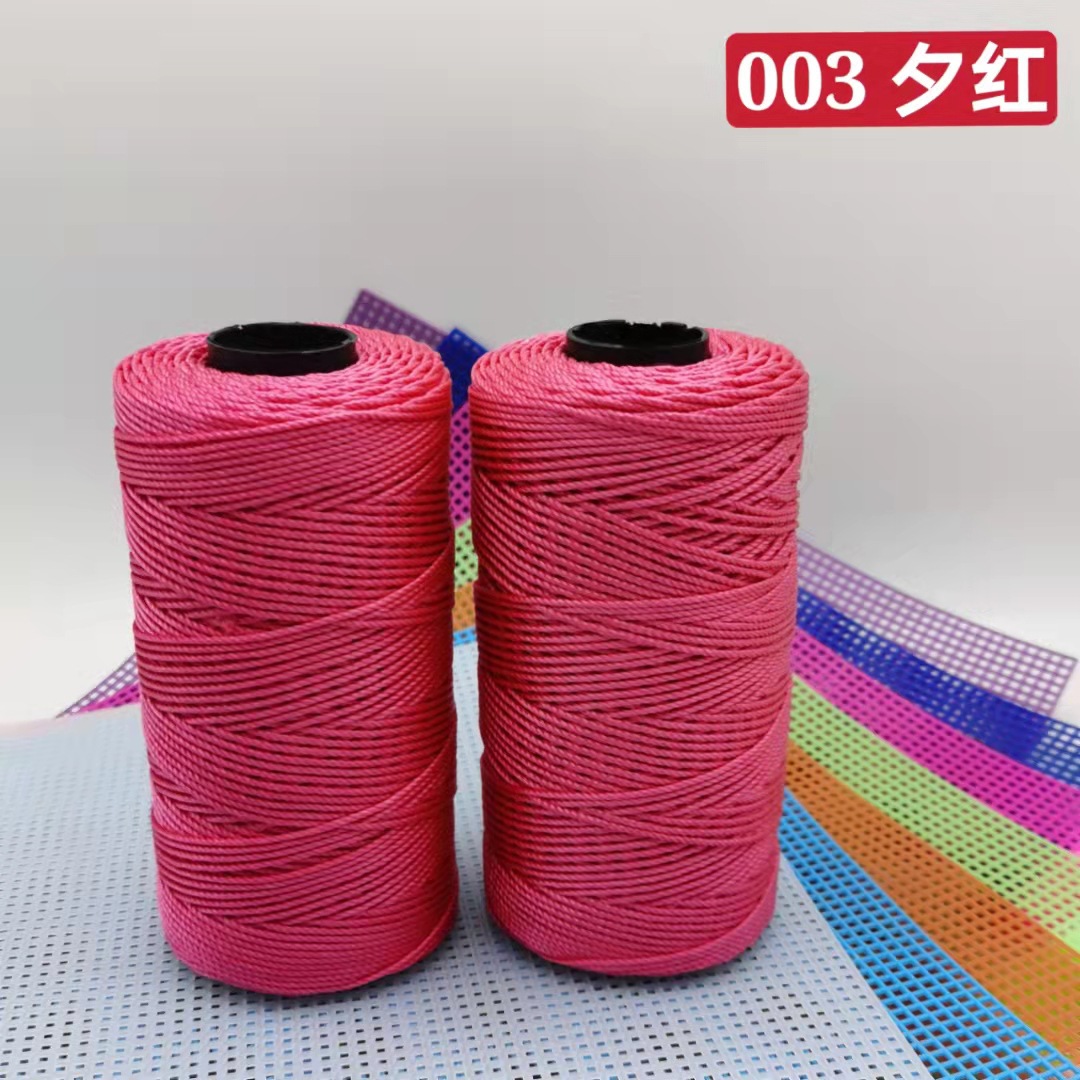 Large Shaft Polypropylene Fiber 3-Strand Ice Silk Hollow Synthetic Wool for Hat Knitting Cushion Shoe Crochet Woven Bag DIY Accessories
