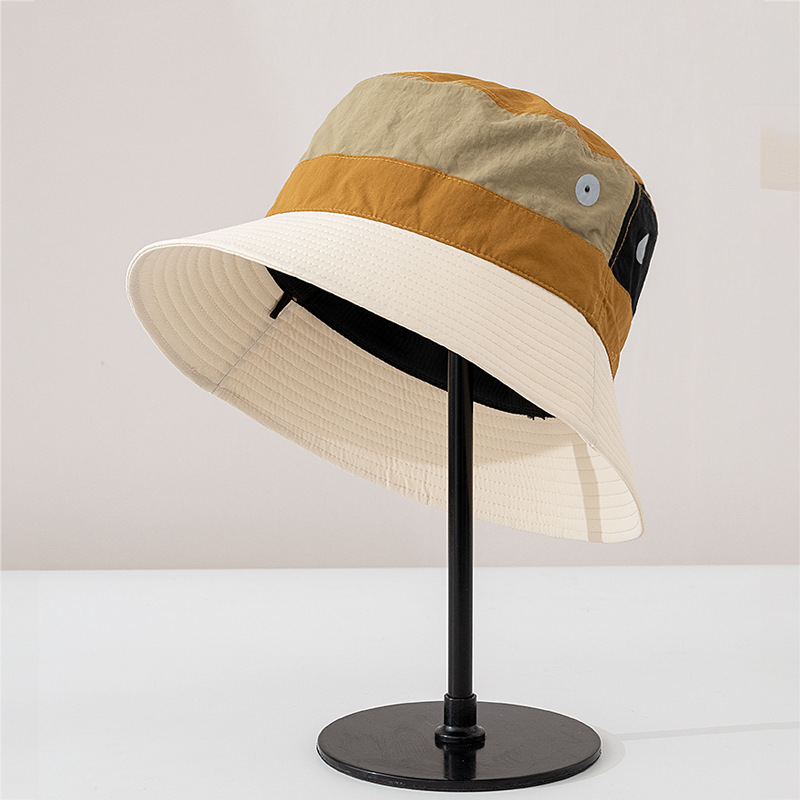new contrast color fast-drying outdoor sun hat spring summer men and women lightweight breathable casual alpine cap sun-proof basin hat