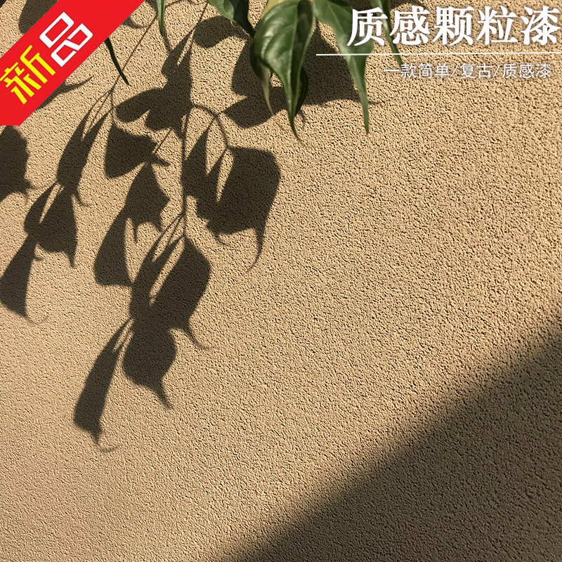 自刷墙面漆艺术涂料室内外墙环保家用肌理漆水性白色质感颗粒砂料