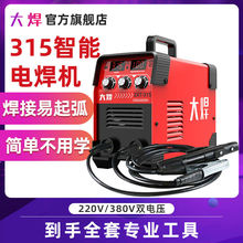 电焊机315家用220v便携式小型380v两用双电压全自动直流焊机