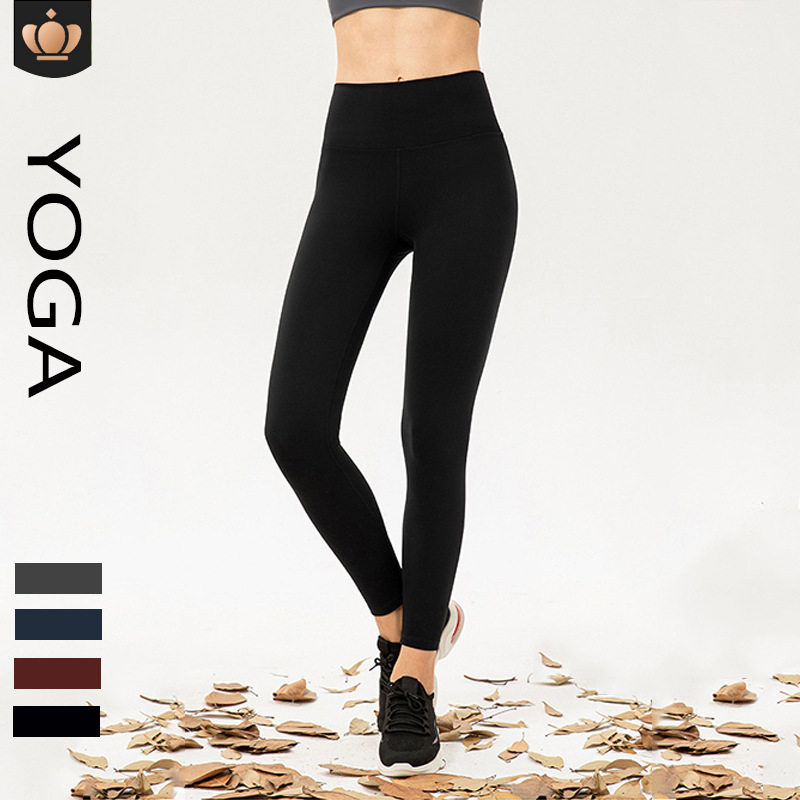 alo瑜伽裤欧美加绒高腰收腹运动紧身裤女提臀户外健身鲨鱼打底裤
