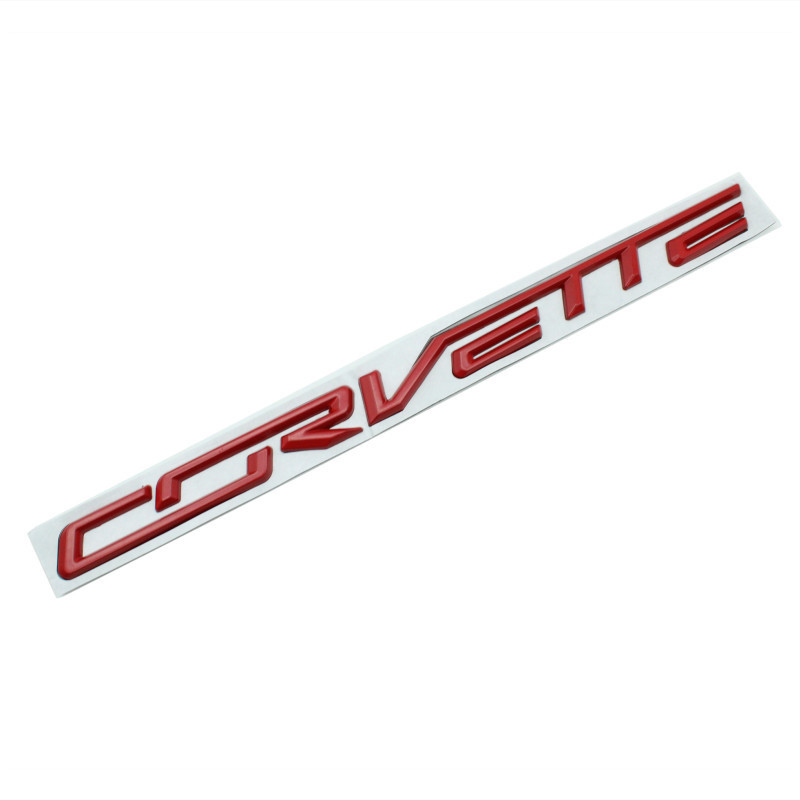 适用于雪佛兰克尔维特corvette车贴 chevrolet英文标改装后尾车标
