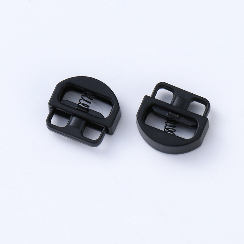 现货单孔弹簧扣异形吊钟金属装饰绳扣卫衣裤头收紧扣帽绳调节扣