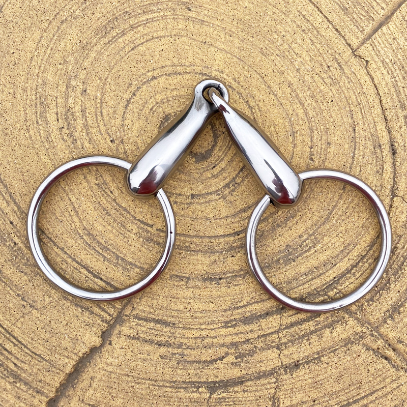 马术衔铁马嚼子不锈钢衔铁o型衔铁大马嚼子口衔水勒配件批发马具